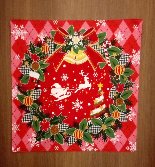 クリスマス柄の小風呂敷