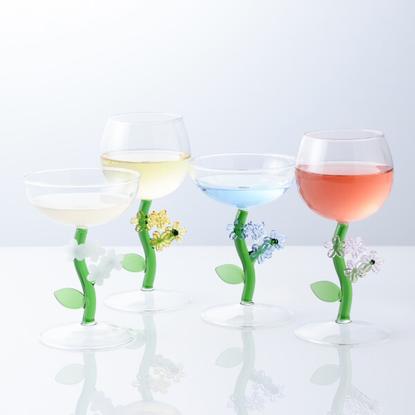 【2026 Spring Collection🦋】フラワーステムグラス🌼🍸