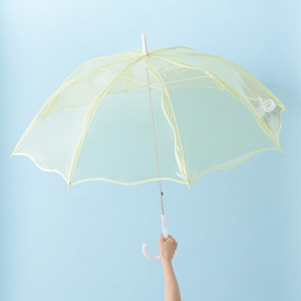＼雨の日のお出かけも自分らしく楽しもう☔／ビニール傘🩵