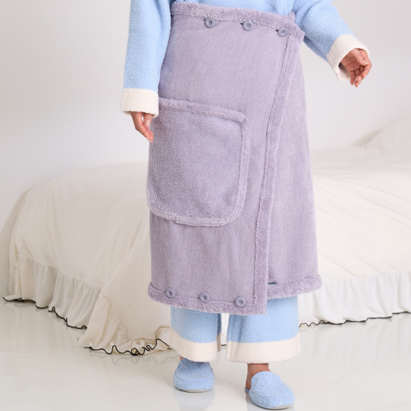 【Francfrancのある生活】ウォームフリース ポンチョ🌟🤍