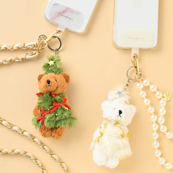 【Christmas item】くまのキーホルダー🧸🎀