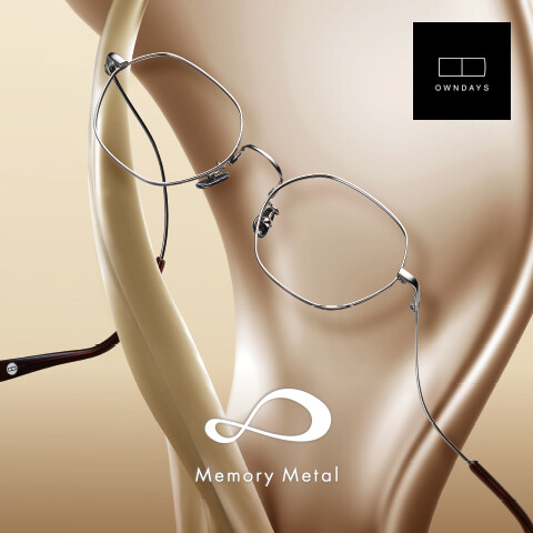 🆕曲げても壊れにくい《Memory Metal》より新作発売👓