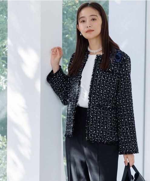 卒入学式に✨【troisiemechaco×formforma】別注ツイードジャケット 単品