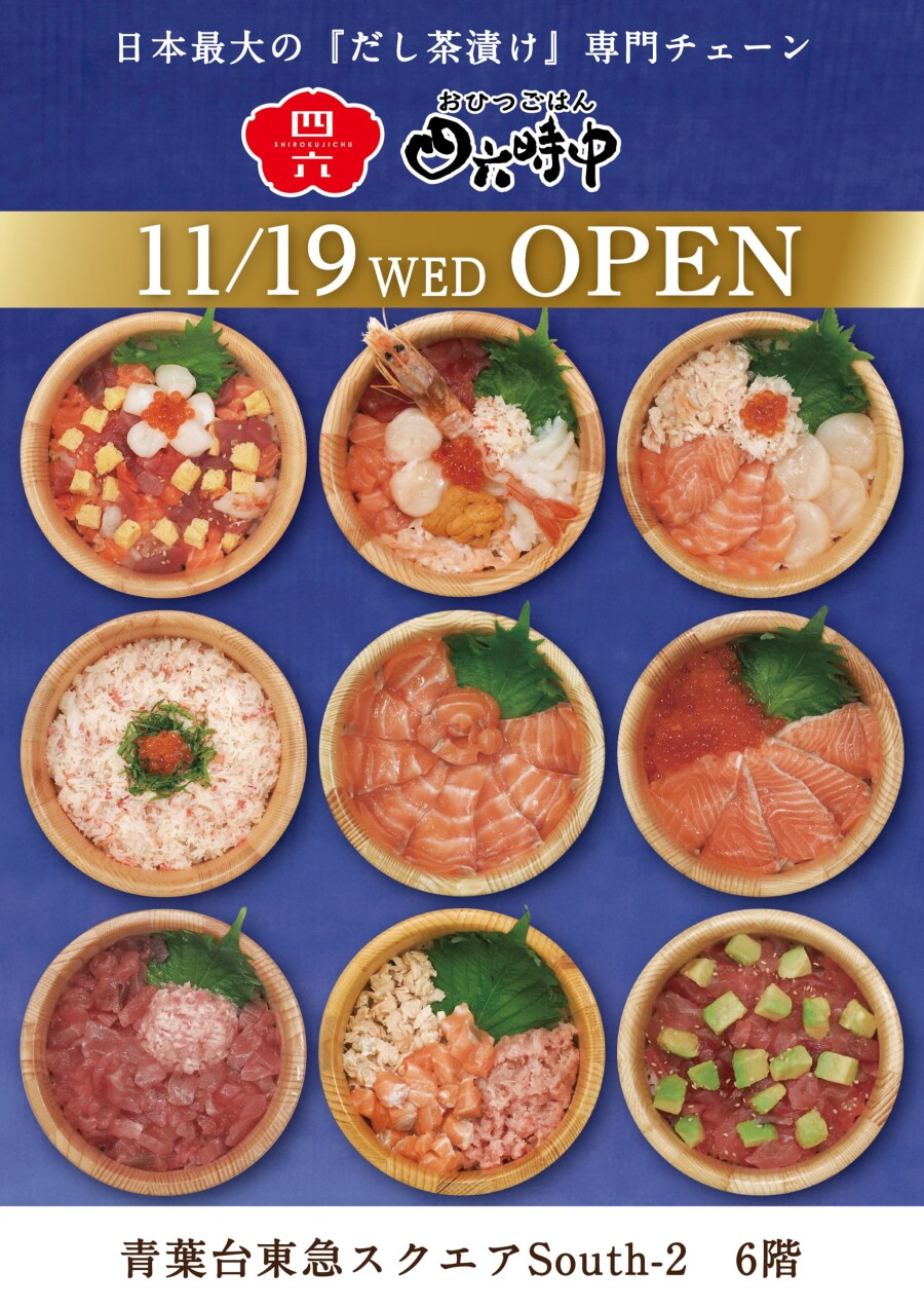 【おひつごはん四六時中】11月19日（水）South-2 6Fにオープン！