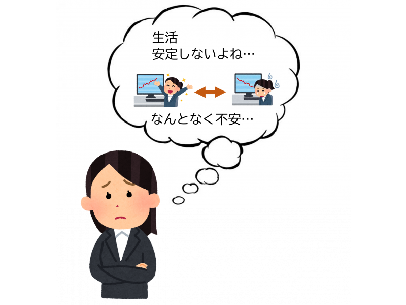 不労所得は不安がいっぱい？