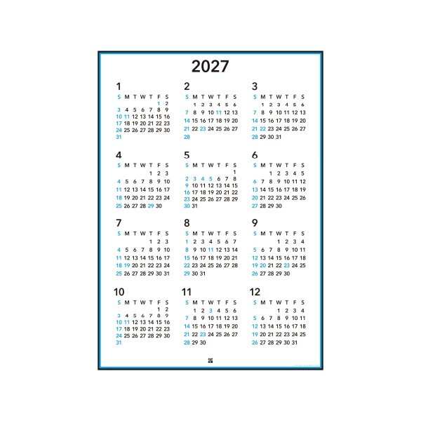 伊東屋オリジナルカレンダー2027が発売