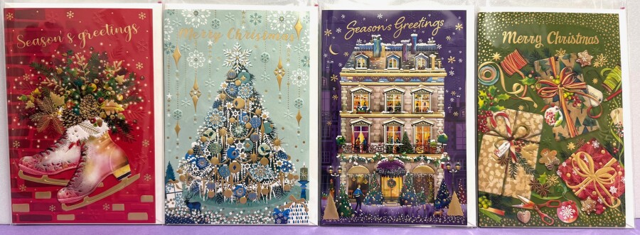 カラーチャート2025新作クリスマスカード