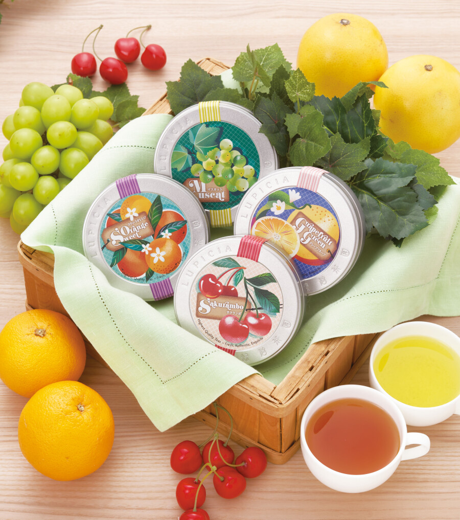 いろとりどりのフルーツ香るお茶