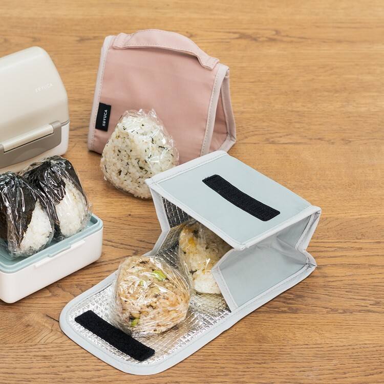 New item🌟たためる保冷ランチバッグ おにぎり型