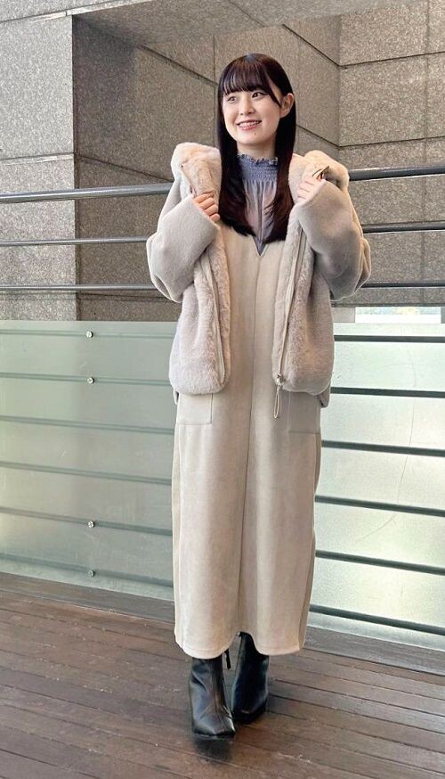 FスエードVネックジャンスカ×エコファームートンフードアウター