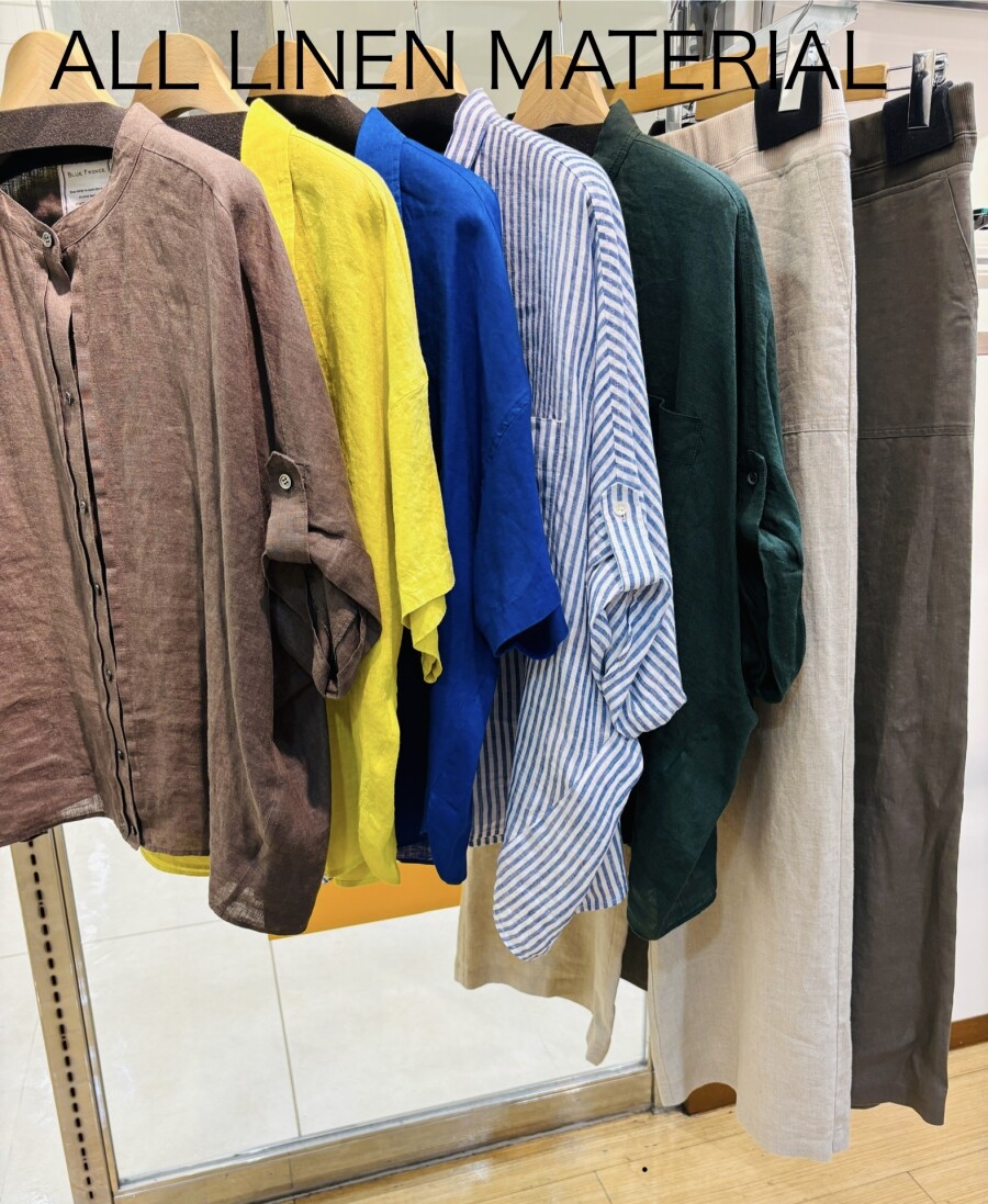お待たせしました！ソフトリネン入荷してます！