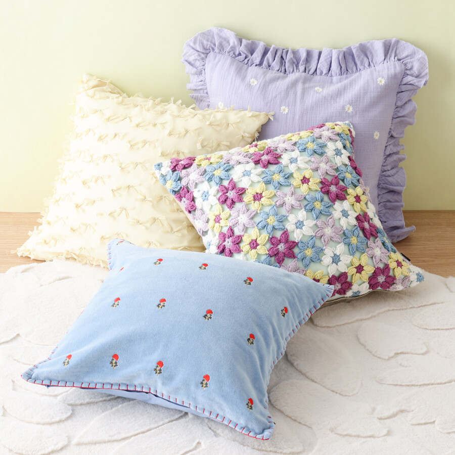 【NEW!】クッションカバー🌷🫧