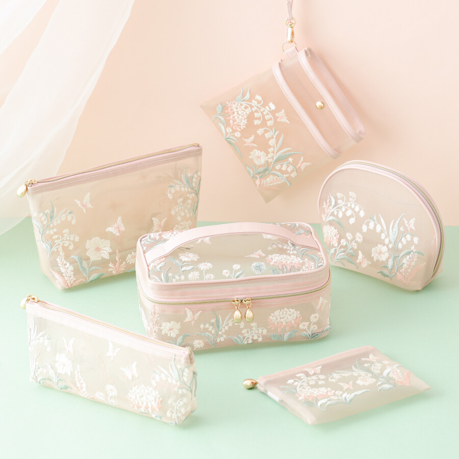 【NEW!】メッシュ素材のポーチシリーズ🩵🌿