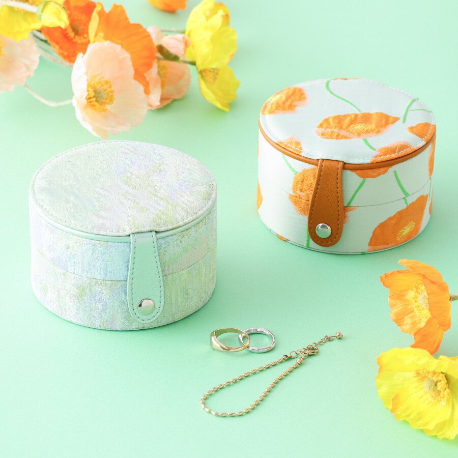 2026 Spring Collection🦋】ジャガード生地のジュエリーボックス🧑‍🎨🏵️