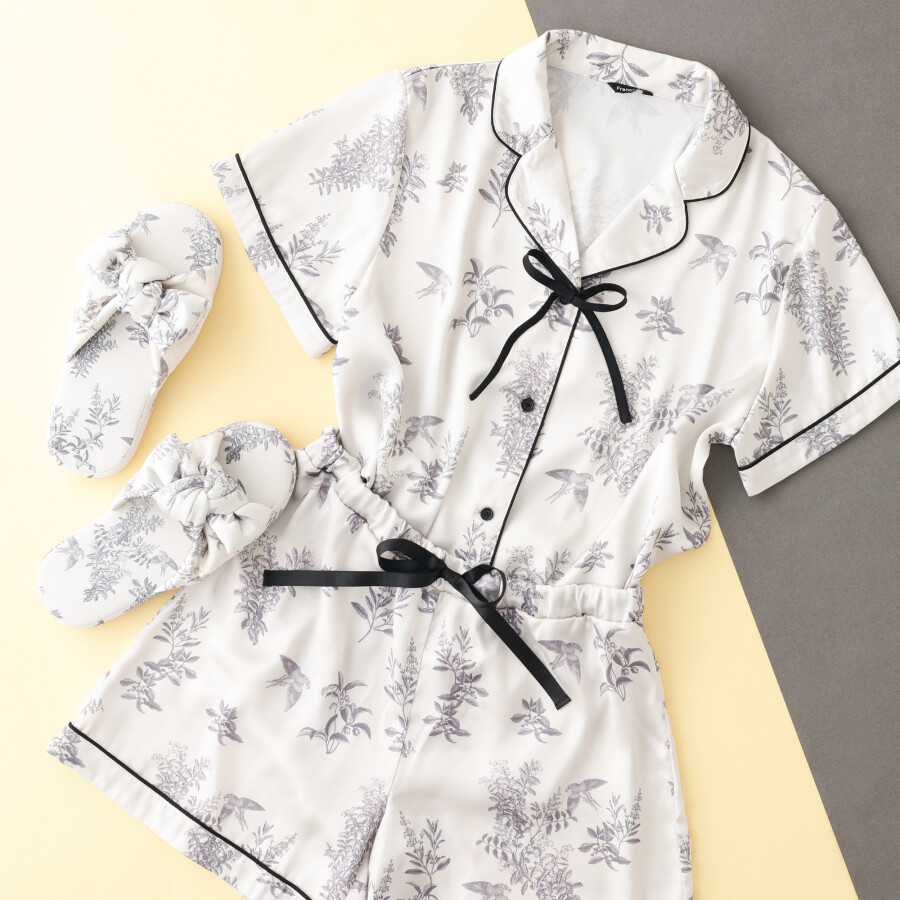 ＼接触冷感でひんやり快適🩵／ルームウェアル＆ルームシューズ👚🩰