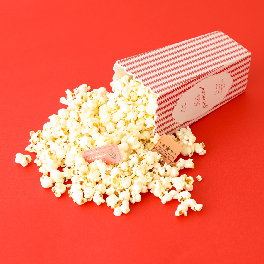 【おうちシネマ シリーズ🍿🎞️】ポップコーンケース✨