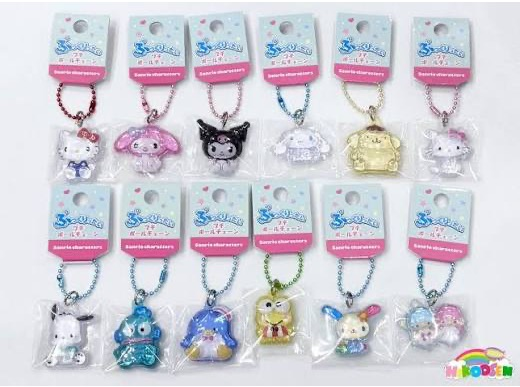 【ぷっくりったい　プチボールチェーン】サンリオ&パペットスンスン　入荷!