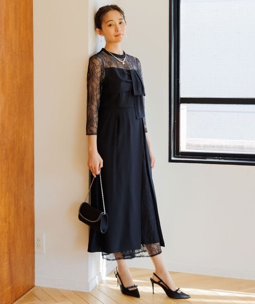 パンツレイヤードドレス👗